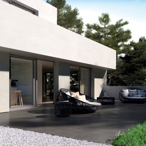Stargres Terrassenfliesen Town 2.0 60x60x2 cm Antracite Anthrazit matt PRP2014097G1