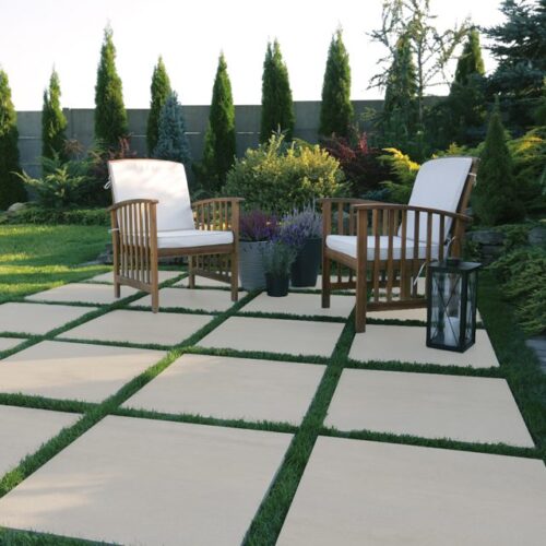 Stargres Terrassenfliesen Town 2.0 60x60x2 cm Beige matt PRP2059097G1