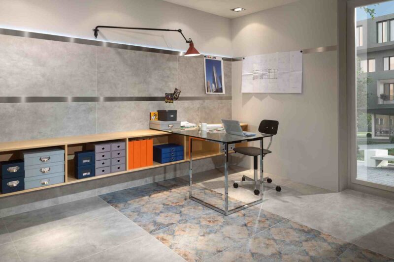 Villeroy & Boch Bodenfliese Warehouse 60x120 cm Grau matt 2730 IN60