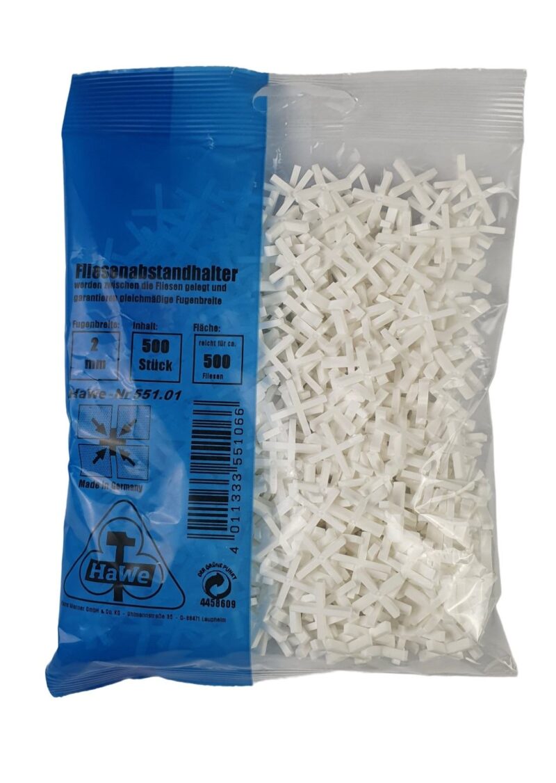 Fugenkreuz 2,5 mm 250 Stück pro Packung