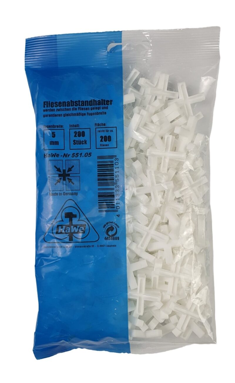 Fugenkreuz 5 mm 250 Stück pro Packung