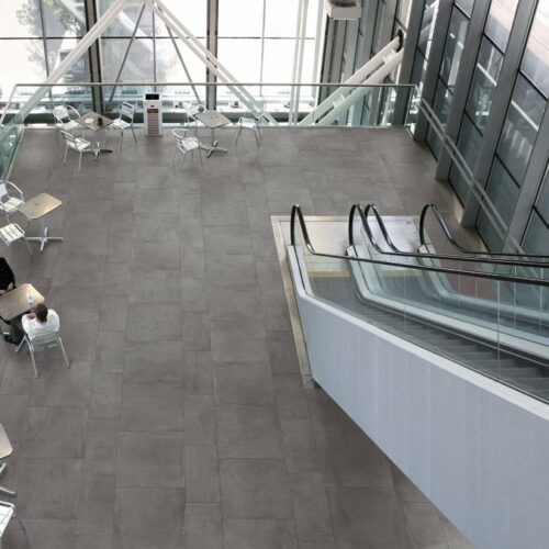 Arpa Feinsteinzeug Bodenfliese Stage 75x75 cm Anthracite Anthrazit matt