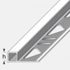 Alferpro alferquad AQ-AESC110 Quadrat Alu eloxiert chrom